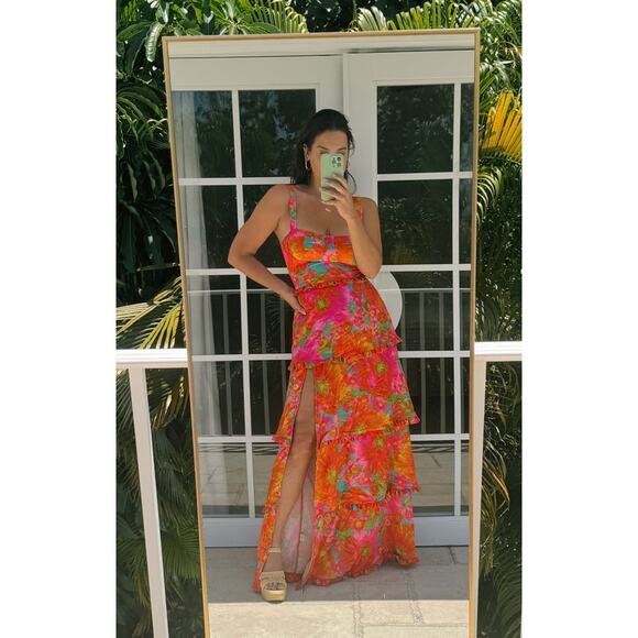 Show Me Your Mumu Lady Corset Floral Dress in Miss Malibu XL - Picture 10 of 10